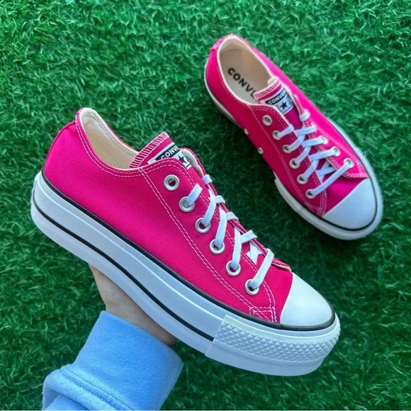 🎁Converse Chuck Taylor All Star Ctas Lift Hi Cerise Pink - Picture 4 of 10